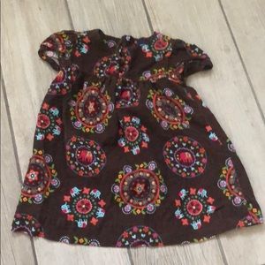 Baby Gap Corduroy Printed Dress